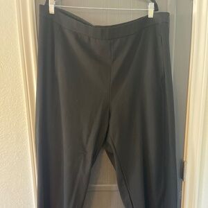 Eileen Fisher Tencel straight leg Pants black
